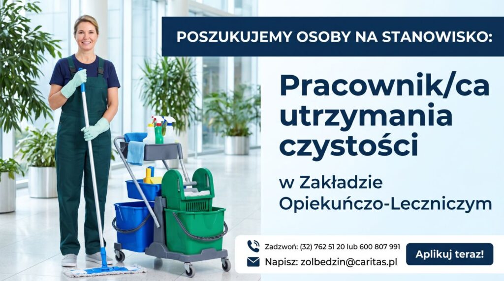 Na obrazku widzimy kobietę z mopem która sprząta